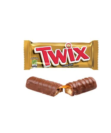 Twix - Chocolate bars wrapped in pairs - pack of 12 pairs of 50 g
