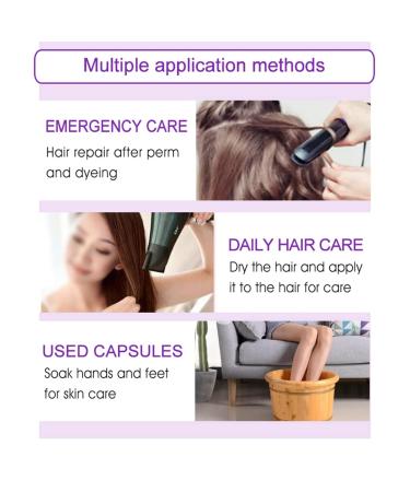 Gowwim Hair Vitamin Serum Capsules - Argan  Macadamia  Avocado Oil Complex for Smooth  Silky Hair Growth - 30 PCS - Buy Online on GoSupps.com