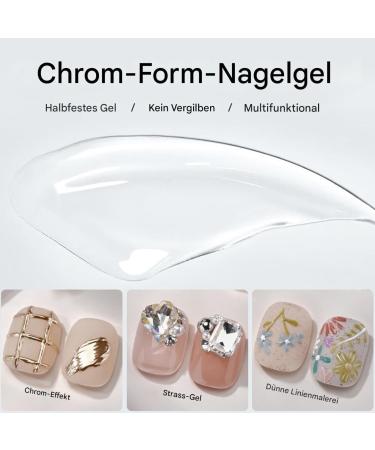 Generisch Solid Nail Sculpting Gel | LED/UV 3D Nail Sculpting Glue | Non-Adhesive Nail Reconstruction Glue Manicure Accessories for Home On-the-Go and Travel - Buy Online on GoSupps.com