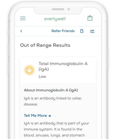 Everlywell Celiac Disease Screening Test - at-Home for Women & Men Ages 18+ - Buy Online on GoSupps.com