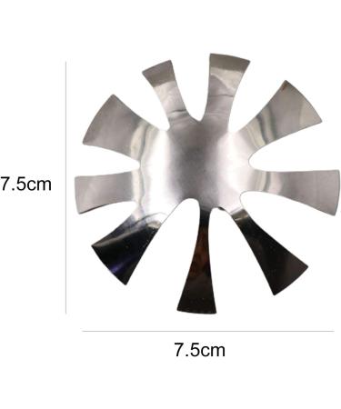 HEART SPEAKER Nail Cutter Plate Manicure Nail Art Making Acrylic Clipper Plate Module Nail Cutter Tool for Women Girls Silver - Buy Online on GoSupps.com