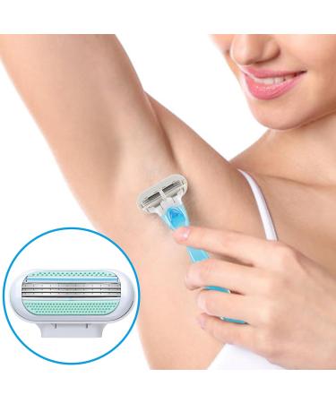 4Pcs Gillette Venus Extra Smooth Women's Razor Blades Refills - Effortless Glide, Comfort Edge, Washable - Buy Online on GoSupps.com