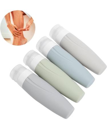 Qukaim Travel Container Silicone Refillable Dispenser Bottle for Shampoo Body Wash 60ml Travel Container - Buy Online on GoSupps.com