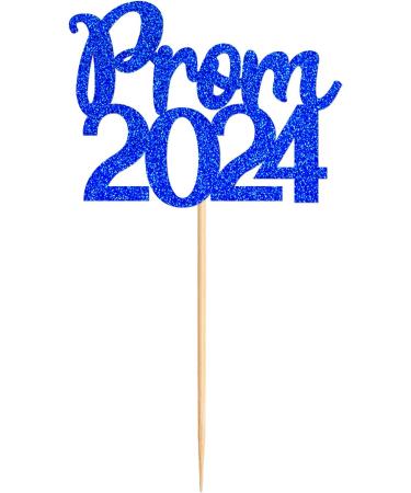 32 Pcs Glitter 2024 Graduation Cupcake Toppers Prom 2024 Cupcake Toppers NO DIY NEEDED 32 PCS Food/Appetizer Picks For Graduation Party Cake Decorations Class of 2024 Set 32 Pieces (Blue) - Buy Online on GoSupps.com
