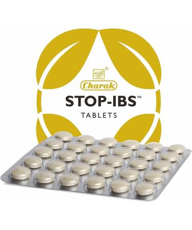 NACHT Pharma Stop-IBS Tablet for Relief in Irritable Bowel Syndrome & Relieves Abdominal Gases | Contains Healing Herbs Like Sunthi Bilva & Musta (30 Tablets)