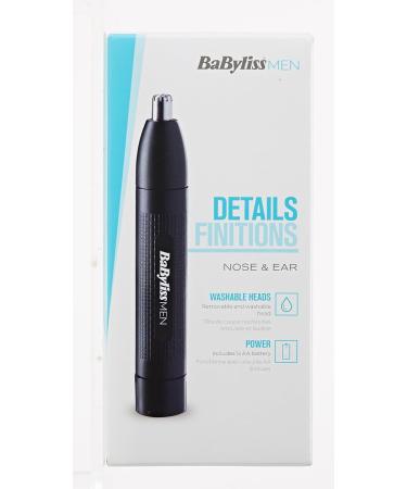 Buy BaByliss MEN E650E Nose and Ear Hair Trimmer - Precision Grooming Tool for Men | International Shipping Available - Buy Online on GoSupps.com