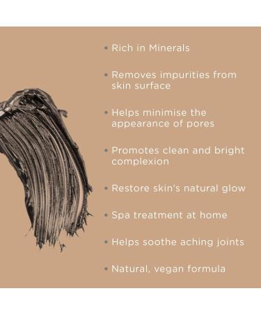 PraNaturals Dead Sea Mud Mask 550g - Organic & Vegan, Cruelty-Free Cosmetic for Hydrating, Detoxifying, and Anti-Ageing - Suitable for All Skin Types - Buy Online on GoSupps.com