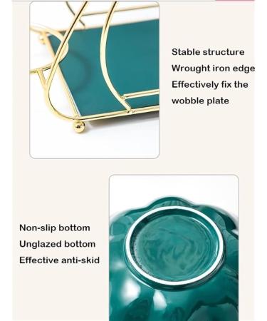 Kitchen Countertop Fruit Rack Fruit Basket Fruit Bowl Fruit Basket Bowl 3-Tier Ceramic Fruit Basket Fruit Bowl with Tissue Box Vegetable Bread Countertop Fruit Storage Stand Rack (Color : Blu) - Buy Online on GoSupps.com