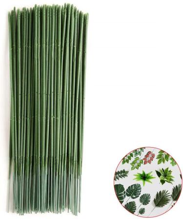 MOIAK 100pcs Plastic Floral Stem Green Florist Wires - 17cm Ideal for Crafts - Buy Online on GoSupps.com