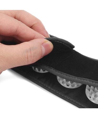 Acupressure Wrapping Ligament & Acupuncture Massage Belt - Headband and Pull-Up Belt (Black) for Effective Pain Relief - Buy Online on GoSupps.com