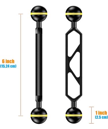 Sea Frogs 6.0 Double Ball Arm - Essential Underwater Photography Lighting System - Buy Online on GoSupps.com