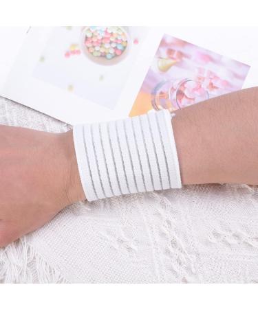 FAVOMOTO Adjustable Wrist Support - Elastic Wrist Splint Sleeve for Sports - White Wrist Protector for Men - Buy Online on GoSupps.com