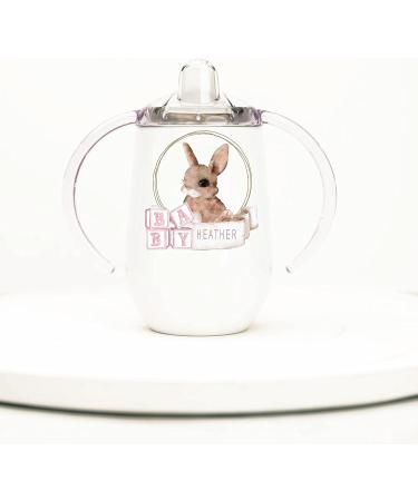 Personalized Stainless Steel Sippy Cup - 10oz with Baby Animals | BPA Free Toddler and Baby Sippy Cup - Buy Online on GoSupps.com