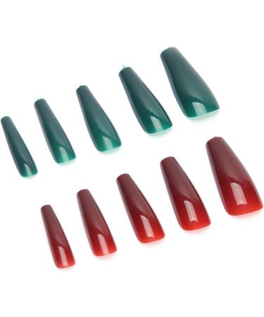 Solid Color Fake Nails Colorful False Nails Pure Color Full Cover Nail Tip Artificial Fake Nails Long Full Coverage False Nails French Nail Acrylic Fake Nails (04) - Buy Online on GoSupps.com