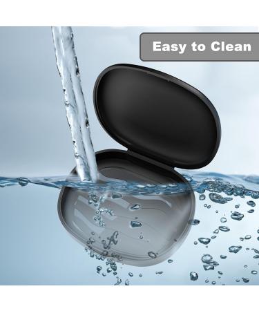 BVN 4Pcs Retainer Case: Slim Braces Case Denture Box Orthodontic Dental Case Mouth Guard Case Denture Box Teeth Aligner Case Night Guard Case Container Storage Holder Black A. Black 4 PCS - Buy Online on GoSupps.com