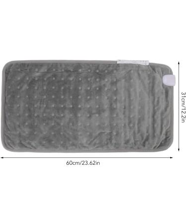 FDIT Electrical Heating Blanket - 3 Timing Modes LCD Display 6-Speed Electric Heating Mat for Bedrooms & Living Rooms (EU Plug 220-240V) - Gray - Buy Online on GoSupps.com