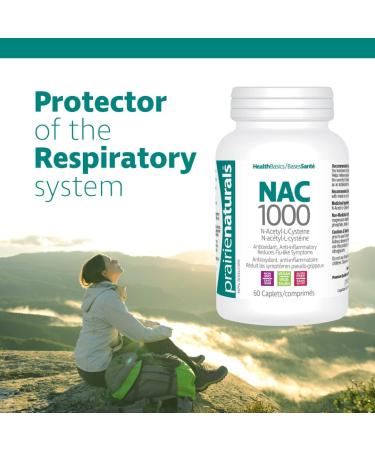 Prairie Naturals NAC 100 N-Acetyl L-Cysteine - 60 caplets - prevents vitamin E deficiency. Sources of antioxidants that fight/protect against free radicals and protects fat in body tissues from oxidation. Non-GMO Gluten Free Vegan - Buy Online on GoSupps.com