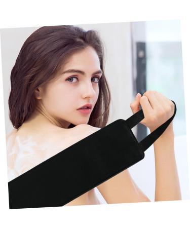 FOMIYES Baby Birthday Crown Back Wash Sponge & Microfiber Bath Towel - Tanning Scrubber & Bathing Essentials - 82x11x0.3cm Black - Buy Online on GoSupps.com