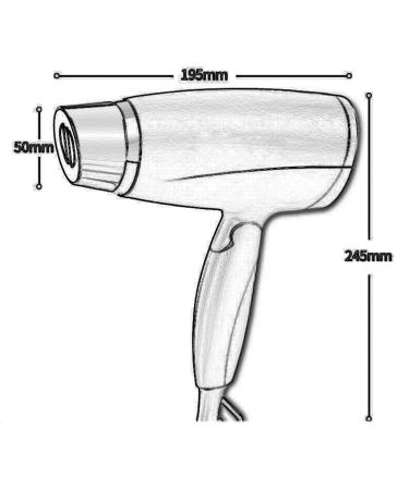 Professional Hair Dryer Negative Ionic Hair Blow Dryer Fast Drying with - Buy Online on GoSupps.com