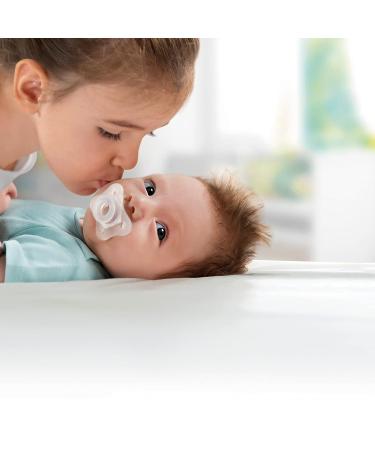 Chicco MINI SOFT Pink 100% Silicone Pacifiers for 2-6 Months - Set of 2 | Multicolored | International Shipping Available - Buy Online on GoSupps.com