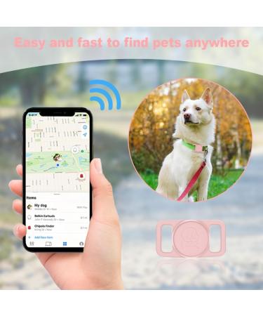 Ainiv Waterproof Silicone Case for Apple Airtag - Protective Cover for Dog & Cat Collars Pink Airtag Holder Ideal Pet Tracking Accessory - Buy Online on GoSupps.com