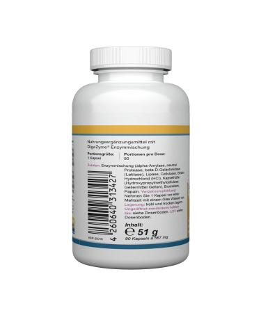 Buy Health+ Enzyme Complex 90 Capsules Premium Digestive Support for Optimal Health | International Shipping Available - Buy Online on GoSupps.com
