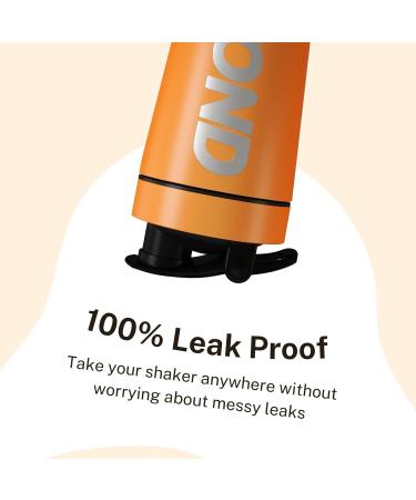 Beyond Fitness Premium Stainless Steel Protein Mixer Shaker Bottle - Insulated & BPA-Free (Orange) - Buy Online on GoSupps.com