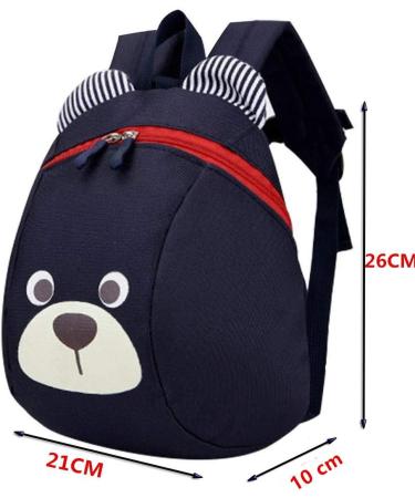 Voarge Toddler Backpack - Cute Bear Cartoon Anti-Lost Harness Bag for Girls (1-3 Years) | Safe & Stylish Shipping Worldwide - Buy Online on GoSupps.com