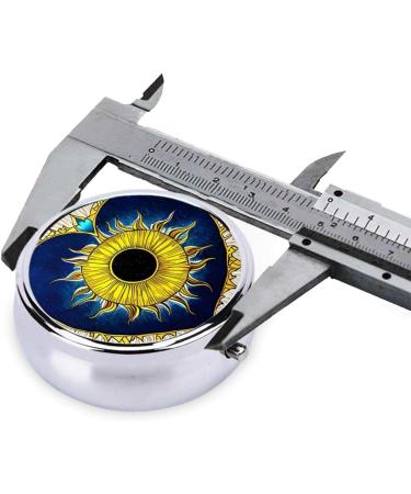 Cartoon Heart Sunround Pill Box - Portable 3 Compartment Organizer for Travel & Everyday Use - Buy Online on GoSupps.com