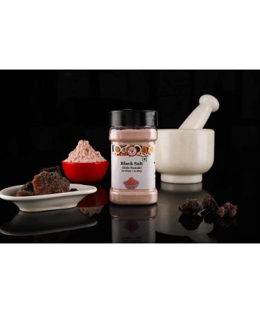 Taj Premium Indian Black Salt Powder - 7 Ounce Pack - Kala Namak - Buy Online on GoSupps.com