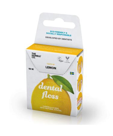 Humble Dental floss - Lemon - Dental floss - Lemon - 3 x 50m