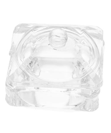 OUNONA Glass Jar Decor Candy Jar Nail Dish for Acrylic Nails Dappen Dish for Acrylic Nails Acrylic Nail Tools Nail Cups Nail Art Accessories Manicure Nail Dish Glass Diamond Wedding 1