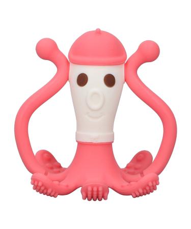 Food Grade Silicone Octopus Teether Teething Aid Bite Resistant Heat Resistant Baby Teething Toy