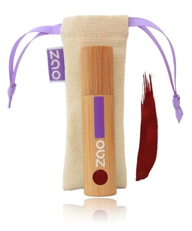 ZAO lip lacquer 031 burgundy dark red in bamboo (organic vegan) 101031