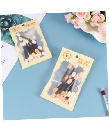 FOYTOKI 24pcs Brush Eyeshadow Eye Blending Brushey Eyeshadow Blending Brush Eshadow Sponge Applicator Black 7cm Black - Buy Online on GoSupps.com