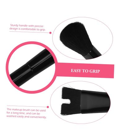 Beavorty Double-ended Nose Shadow & Contour Brush | Versatile Makeup Tool for Women - Blending Blush Highlighter & Concealer Brush for Flawless Application - Buy Online on GoSupps.com