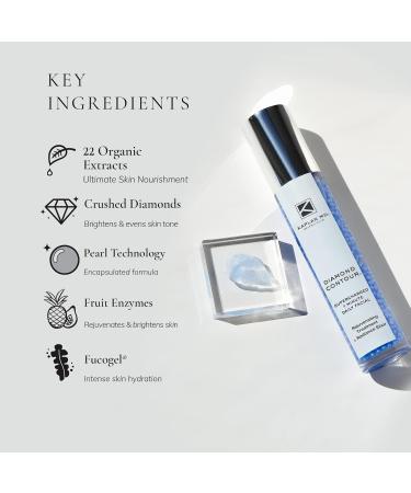 Diamond Contour Supercharged 1-Minute Daily Facial & Radiance Elixir - Rejuvenating Treatment 3 oz | International Shipping Available - Buy Online on GoSupps.com