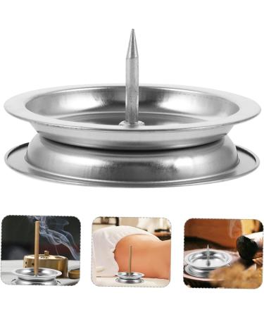 Buy Sewoart 2-Piece Moxibustion Stick Set - Stainless Steel Holder & Fuel Tablets for Home Use | Moxa Burn Combustion Base - Buy Online on GoSupps.com
