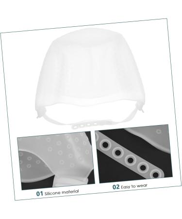 CALLARON Bonnet de Coloration R utilisable avec Crochet et Perforation Outil de Coloration Capillaire pour Usage Salon et Domestique - Buy Online on GoSupps.com