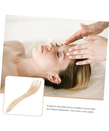 SESESFOUFU Kratzkamm Sleek Starrisus - Hair Growth Massager & Face Scraper 14.5x3cm Beauty Salon Accessory for Headaches - Buy Online on GoSupps.com