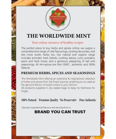 Worldwide Mint Turmeric Powder 400g - 100% Natural Premium Quality Haldi Powder - No Additives - Authentic - Buy Online on GoSupps.com