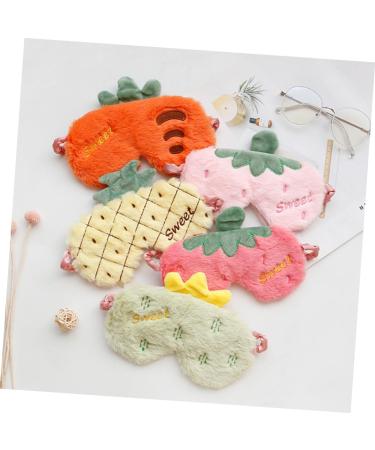 Beavorty Rabbit Carrot Eye Mask - Cute Plush Sleep Blindfold for Students & Travel - Perfect Goodies Bag Stuffer | 1 Count Orange - Buy Online on GoSupps.com