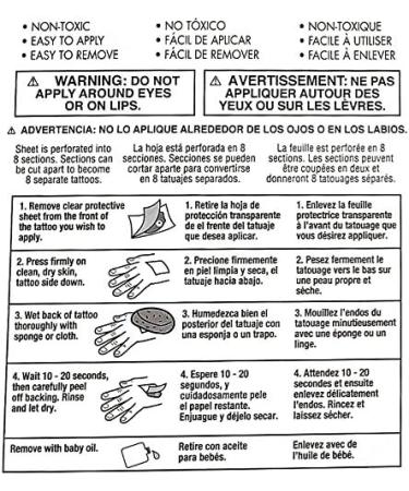 Amscan 397535 Sesame Street Temporary Tattoos - Multicolor 8ct, One Size - Buy Online on GoSupps.com