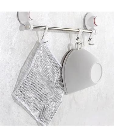 Graceiful Double Stainless Steel Scrubber Stainless Steel Scrubber Multipurpose Wire Dishwashing Rags Resuable Double Stainless Steel ScrubberNon Scratch Wire Dish Cloth (5 PCS) - Buy Online on GoSupps.com
