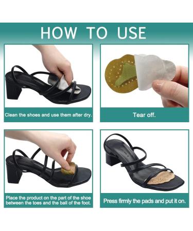 Urwalk Leather Ball of Foot Cushions for High Heels - 2 Pairs for All Day Pain Relief | Non-Slip Metatarsal Pads & Toe Cushions for Forefoot Comfort (Beige + Khaki) - Buy Online on GoSupps.com