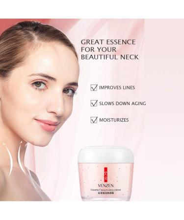 VENZEN Compact Beauty Neck Cream - Moisturizing & Nourishing for Fine Lines & Wrinkles - Sodium Hyaluronate 160g - International Shipping - Buy Online on GoSupps.com