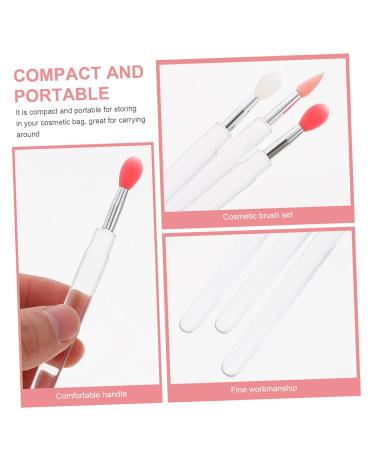 FOMIYES 12 Pcs Lip Brush Set - Professional Silicone Lipstick Brushes for Makeup & Face Care | Perfect for Travel & Acrylic Nails - Buy Online on GoSupps.com