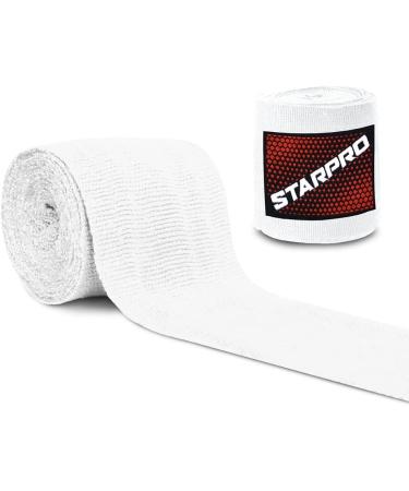 Buy Starpro Elastic Boxing Bandages with Thumb Loop - Durable Wrist Support for MMA Kickboxing & Martial Arts - 2.55m 3.5m & 4.5m - Ideal for Men Women & Children - Buy Online on GoSupps.com