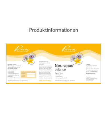 Neurapas Balance: 5 x 100 Tablets - Best Vegetable Antidepressant with St. John's Wort Passion Flower & Valerian - Relaxing & Calming Formula for Stress Relief - Buy Online on GoSupps.com