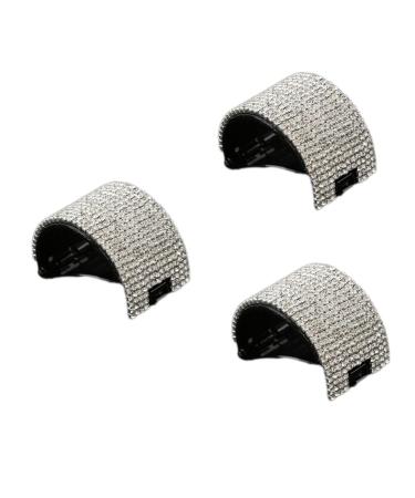 Beaupretty Hairpins rhinestone barrettes rhinestone hair clip ponytail holder hair clip ponytail holder clips ponytail holder barrette hair clip ponytail holder hair Hair Volume Clip